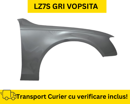 A4 B8 2007-2011 - Aripa fata dreapta Audi A4 B8 2007-2011 LZ7S Gri la culoare VOPSITA