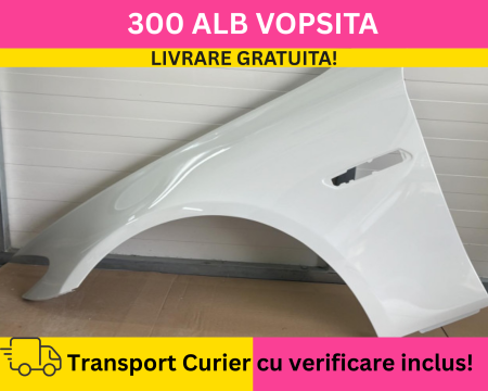 SERIA 5 F10 F11 2010-2017 - Aripa fata stanga BMW F10/F11 2010-2017 VOPSITA Alb 300