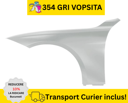 SERIA 3 F30 F31 2011-2017 - Aripa fata stanga BMW Seria 3 F30 F31 2011-2017 354 Gri VOPSITA