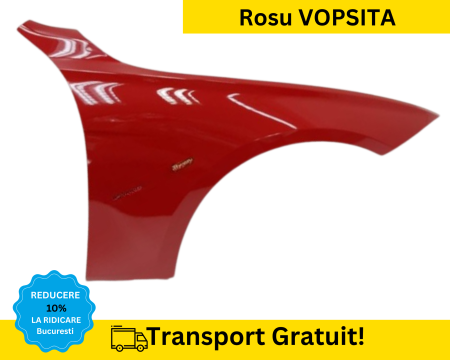 SERIA 3 F30 F31 2011-2017 - Aripa fata dreapta BMW Seria 3 F30 F31 2011-2017 Rosu A75 VOPSITA