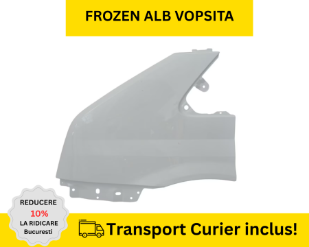 TRANSIT - Aripa fata stanga Ford Transit 2006-2014 Alb Frozen White la culoare VOPSITA