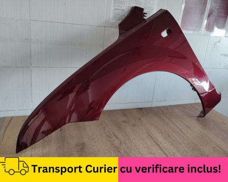 FORD - Aripa fata stanga Ford Focus MK2 II 2004-2008 Visiniu rosu la culoare VOPSITA