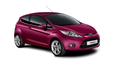Aripa fata stanga GATA VOPSITA Mov Hot Magenta Ford Fiesta MK7 2008-2017 [3]