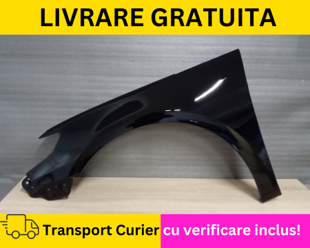 PASSAT CC 2008-2017 - Aripa fata stanga Negru lucios  L041 Volkswagen Passat CC 357 2008-2017