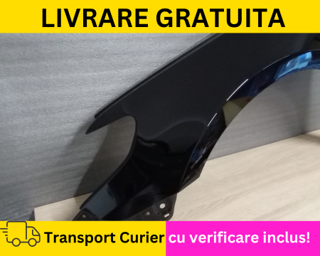 Aripa fata stanga Negru lucios  L041 Volkswagen Passat CC 357 2008-2017 [1]