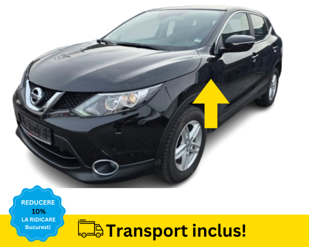 QASHQAI 2013-2017 - Aripa fata stanga Nissan Qashqai 2 2013-2017 NEGRU VOPSITA