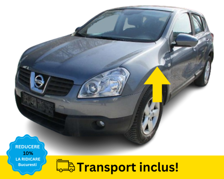 QASHQAI 2007-2013 - Aripa fata stanga Nissan Qashqai 2007-2010 Gri inchis VOPSITA