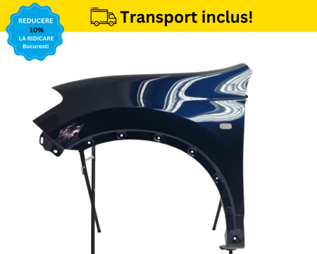 QASHQAI 2007-2013 - Aripa fata stanga Nissan Qashqai Facelift 2010-2013 Albastru VOPSITA
