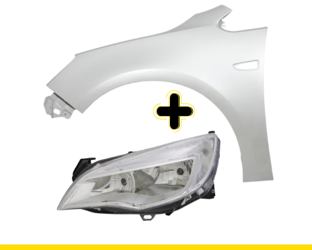 Astra J 2009-2016 - Aripa, far stanga Opel Astra J 2009-2016 Gri Z176 GAN