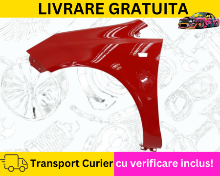 Aripa stanga fata Rosu Z547 Opel Corsa D 2006-2014 VOPSITA TU Alegi culoarea