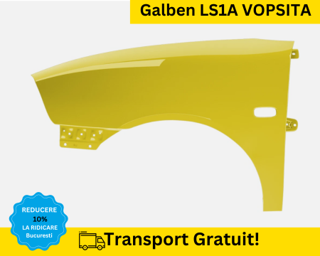 IBIZA CORDOBA 2002-2017 - Aripa fata stanga Seat Ibiza 6L 2002-2008 Galben LS1A VOPSITA