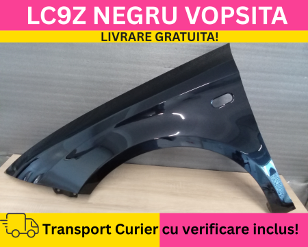 LEON 2005-2012 - Aripa fata stanga Negru LC9Z VOPSITA Seat Leon II 2 1P1 2004-2012