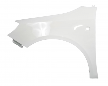 Fabia 2 2007-2014 - Aripa fata stanga Skoda Fabia 5J 2007-2014 Alb LF9E