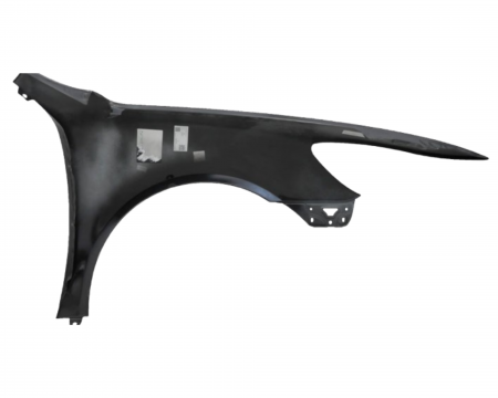 Aripa fata stanga Skoda Octavia 2 II Facelift 2008-2012 Negru LF9R 9910 [1]