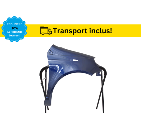 YARIS 1999-2005 - Aripa fata stanga Toyota Yaris 1999-2005 Albastru 8P4 VOPSITA Dreapta