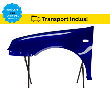 GOLF 4 IV 1998-2003 - Aripa fata stanga Volkswagen Golf IV 4 1998-2002 Albastru LB5N VOPSITA