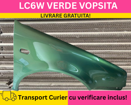 GOLF 4 IV 1998-2003 - Aripa fata dreapta Volkswagen Golf IV 4 1998-2002 Verde LC6W VOPSITA