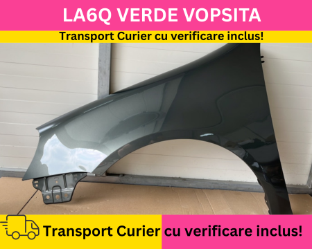 GOLF 5 V 2003-2008 - Aripa fata stanga Volkswagen Golf V 5 2003-2008 Hatchback Verde LA6Q