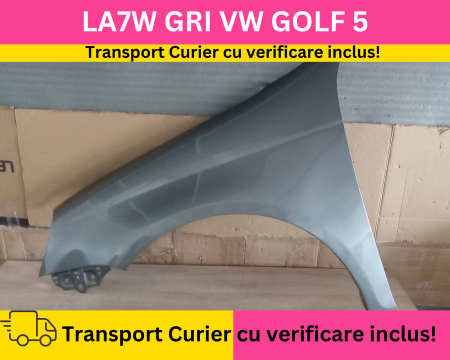 GOLF 5 V VARIANT - Aripa fata stanga Volkswagen Jetta/Golf V 5 Variant break 2005-2010 VOPSITA Gri LA7T