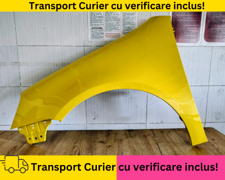 GOLF 5 V 2003-2008 - Aripa fata stanga Volkswagen Golf V 5 Hatchback 2003-2008 LP1C Galbena la culoare VOPSITA