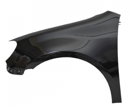 Golf 6 VI 2008-2012 - Aripa fata stanga Volkswagen Golf VI 6 2008-2012 Hatchback Negru LC9X