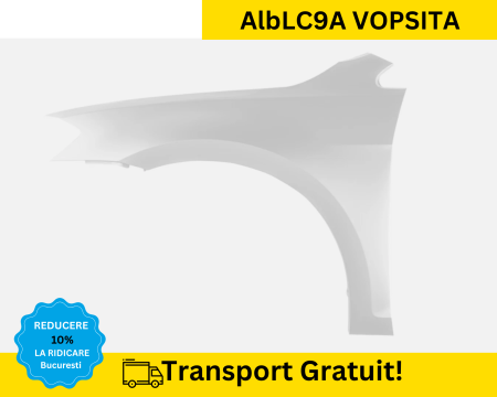 GOLF 7 VII 2012-2021 - Aripa fata stanga Volkswagen Golf VII 7 + E-Golf FSL 2017-2022 Alb LC9A VOPSITA