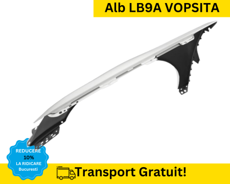 Aripa fata dreapta Volkswagen Passat B6 2005-2010 Alb LB9A VOPSITA [1]