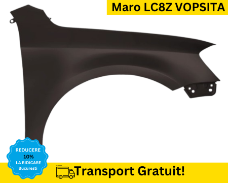 PASSAT B7 2010-2014 - Aripa fata dreapta Volkswagen Passat B7 2010-2014 MARO LC8Z VOPSITA