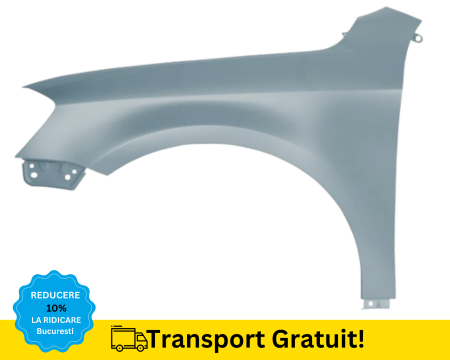PASSAT B7 2010-2014 - Aripa fata stanga Volkswagen Passat B7 2010-2014 Albastru deschis LC7Z VOPSITA