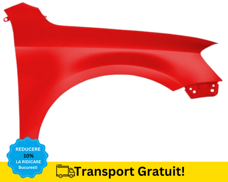 PASSAT B7 2010-2014 - Aripa fata Dreapta Volkswagen Passat B7 2010-2014 ROSU LY3D VOPSITA