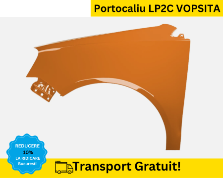 POLO 9N 2005-2009 - Aripa fata stanga Volkswagen Polo 9N 2005-2009 Portocaliu LP2C VOPSITA