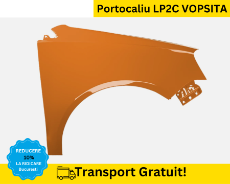 POLO 9N 2005-2009 - Aripa fata dreapta Volkswagen Polo 9N 2005-2009 Portocaliu LP2C VOPSITA