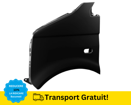 TRANSPORTER 2003-2026 - Aripa fata stanga Volkswagen Transporter T5 2003-2014 Negru VOPSITA