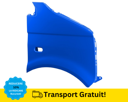 TRANSPORTER 2003-2026 - Aripa fata Dreapta Volkswagen Transporter T5 2003-2014 ALBASTRU LA5F VOPSITA
