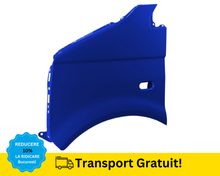 TRANSPORTER 2003-2026 - Aripa fata stanga Volkswagen Transporter T5 2003-2014 ALBASTRU LA5K VOPSITA
