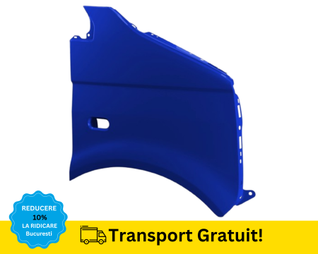 TRANSPORTER 2003-2026 - Aripa fata Dreapta Volkswagen Transporter T5 2003-2014 ALBASTRU LA5K VOPSITA