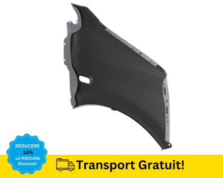 Aripa fata stanga Volkswagen Transporter T5 2003-2014 Gri LA7W VOPSITA [1]