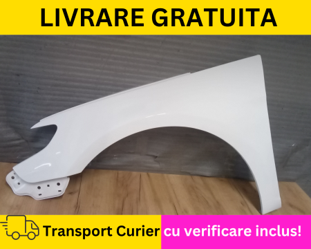 PASSAT CC 2008-2017 - Aripa fata stanga vopsita Alb LB9A Volkswagen Passat CC 357 2008-2017