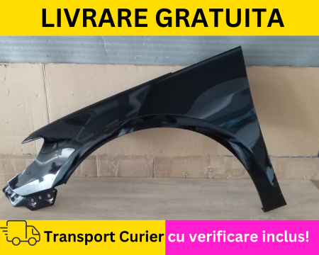 Aripa fata stanga VOPSITA Negru LC9X Volkswagen Passat CC 357 2008-2017 [1]