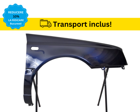 GOLF 3 III 1992-1998 - Aripa fata Volkswagen Golf 3 III 1995-1998 Facelift ALBASTRU LC5L Dreapta VOPSITA