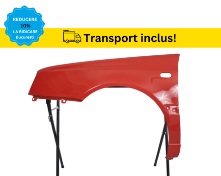 GOLF 3 III 1992-1998 - Aripa fata Volkswagen Golf 3 III 1995-1998 Facelift ROSU LP3G Stanga VOPSITA