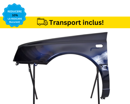 GOLF 3 III 1992-1998 - Aripa fata Volkswagen Golf 3 III 1995-1998 Facelift ALBASTRU LC5L Stanga VOPSITA