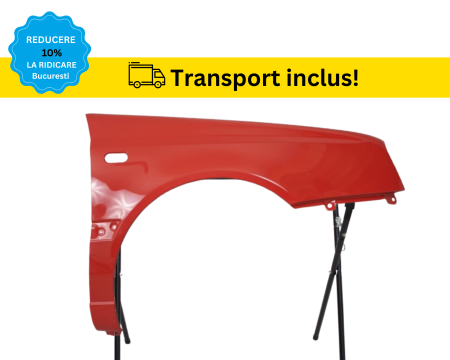 GOLF 3 III 1992-1998 - Aripa fata Volkswagen Golf 3 III 1995-1998 Facelift ROSU LP3G Dreapta VOPSITA