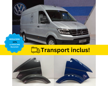 CRAFTER 2006-2022 - Aripa fata VW CRAFTER 2007-2023 Negru Alb Rosu Albastru Gri Verde Maro Galben VOPSITA