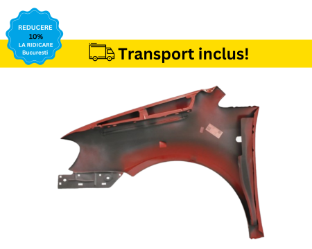 Aripa fata VW CADDY 2004-2010 ROSU LY3D Dreapta VOPSITA [1]
