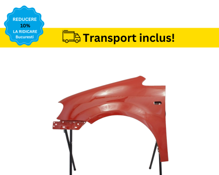 CADDY 2004-2010 - Aripa fata VW CADDY 2004-2010 ROSU LY3D Stanga VOPSITA