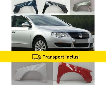 PASSAT B6 2005-2010 - Aripa fata VW Passat B6 2005-2010 Negru Gri Albastru Alb Rosu vopsita la culoarea masini