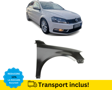 PASSAT B7 2010-2014 - Aripa fata VW Passat B7 2010-2014 Dreapta NEVOPSITA
