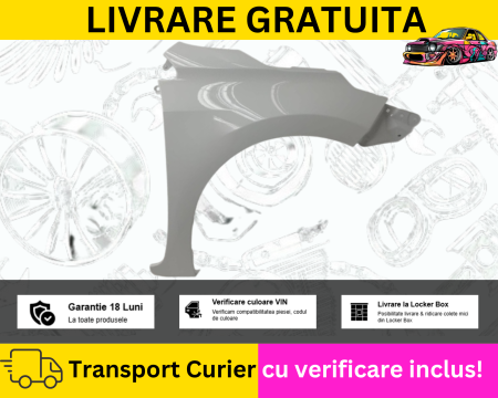 COROLLA 2013-2017 - Aripa dreapta Fata Alb 040 070 Toyota Corolla Sedan E18 2013-2018 VOPSITA TU Alegi culoarea