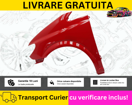 VITO VIANO W639 2003-2010 - Aripa stanga fata Rosu 3534 Mercedes Vito Viano W639 2003-2010 VOPSITA TU Alegi culoarea